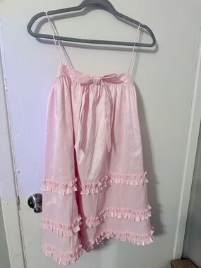 NWT For Love & Lemons Anya Babydoll Dress size Large